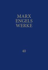 MEW / Marx-Engels-Werke Band 40