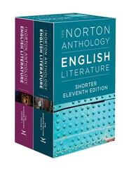 The Norton Anthology of English Literature, Shorter Edition, 2 Vols.