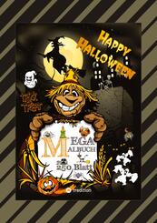 XXL MEGA MALBUCH - HALLOWEEN - 250 TOLLE MOTIVE - GEISTER - HEXEN - MONSTER - VAMPIRE - ZOMBIES - K&Uuml;RBISE - VILLEN