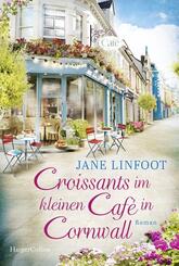 Croissants im kleinen Caf&eacute; in Cornwall