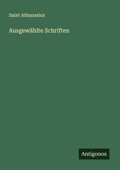 Ausgew&auml;hlte Schriften