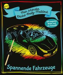 Mein sch&ouml;nster Krickel-Kratz-Malblock - Spannende Fahrzeuge