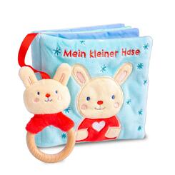 Mein liebstes Kuschelbuch mit echtem Holzbei&szlig;ring. Mein kleiner Hase