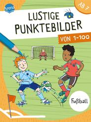 Lustige Punktebilder von 1-100. Fu&szlig;ball