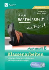 Klassenarbeiten Mathematik 8, m. CD-ROM