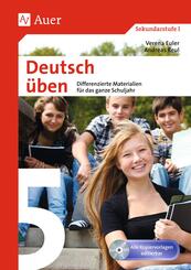 Deutsch &uuml;ben Klasse 5, m. 1 CD-ROM
