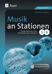 Musik an Stationen 5-6, m. 1 CD-ROM