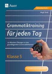 Grammatiktraining f&uuml;r jeden Tag, Klasse 5