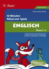 10-Minuten-R&auml;tsel und -Spiele Englisch, Klasse 1-4