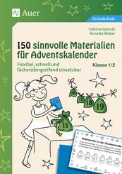 150 sinnvolle Materialien f&uuml;r Adventskalender, Klasse 1/2