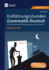 Einf&uuml;hrungsstunden Grammatik Deutsch Klassen 7/8