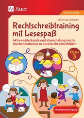 Rechtschreibtraining mit Lesespa&szlig; - Klasse 3