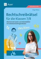 Rechtschreibr&auml;tsel f&uuml;r die Klassen 7-8