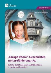 Escape-Room-Geschichten zur Lesef&ouml;rderung 3/4