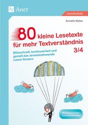 80 kleine Lesetexte f&uuml;r mehr Textverst&auml;ndnis 3/4