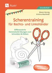 Scherentraining f&uuml;r Rechts- und Linksh&auml;nder