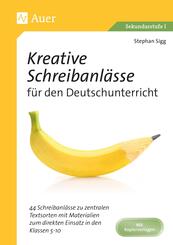 Kreative Schreibanl&auml;sse f&uuml;r den Deutschunterricht