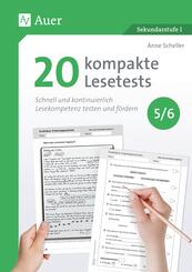 20 kompakte Lesetests f&uuml;r Klasse 5-6