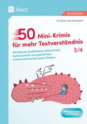 50 Mini-Krimis f&uuml;r mehr Textverst&auml;ndnis 3/4