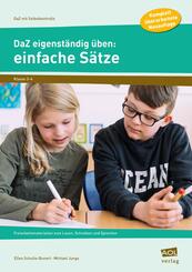 DaZ eigenst&auml;ndig &uuml;ben: einfache S&auml;tze - Grundschule