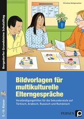 Bildvorlagen f&uuml;r multikulturelle Elterngespr&auml;che, m. 1 CD-ROM