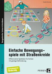 Einfache Bewegungsspiele mit Stra&szlig;enkreide