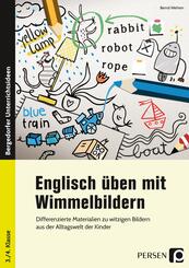 Englisch &uuml;ben mit Wimmelbildern