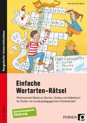 Einfache Wortarten-R&auml;tsel