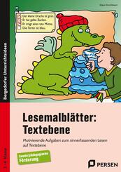 Lesemalbl&auml;tter: Textebene