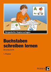 Buchstaben schreiben lernen - Druckschrift; .