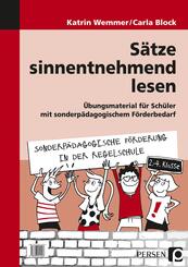 S&auml;tze sinnentnehmend lesen