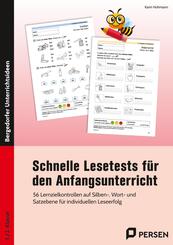 Schnelle Lesetests f&uuml;r den Anfangsunterricht
