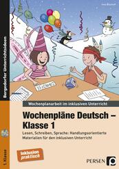 Wochenpl&auml;ne Deutsch - Klasse 1, m. 1 CD-ROM
