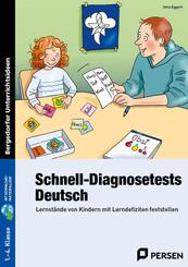 Schnell-Diagnosetests: Deutsch 1.-4. Klasse