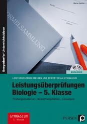 Leistungs&uuml;berpr&uuml;fungen Biologie - 5. Klasse, m. 1 CD-ROM