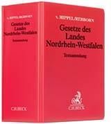 Hippel-Rehborn Gesetze des Landes Nordrhein-Westfalen, Grundwerk ohne Fortsetzung
