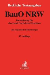 Bauordnung f&uuml;r das Land Nordrhein-Westfalen. BauO NRW