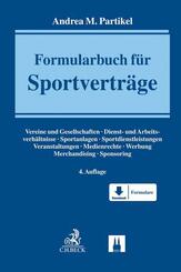 Formularbuch f&uuml;r Sportvertr&auml;ge