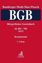B&uuml;rgerliches Gesetzbuch  Band 2: &sect;&sect; 481-704, AGG