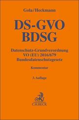 Datenschutz-Grundverordnung VO (EU) 2016/679, Bundesdatenschutzgesetz. DS-GVO / BDSG