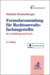 Formularsammlung f&uuml;r Rechtsanwaltsfachangestellte