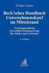 Beck'sches Handbuch Unternehmenskauf im Mittelstand
