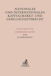 Nationales und Internationales Kapitalmarkt- und Gesellschaftsrecht