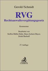 Rechtsanwaltsverg&uuml;tungsgesetz. RVG