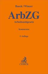 Arbeitszeitgesetz. ArbZG