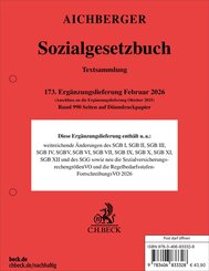 Sozialgesetzbuch  173. Erg&auml;nzungslieferung