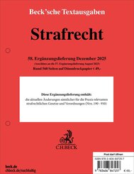 Strafrecht  57. Erg&auml;nzungslieferung