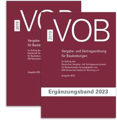 Paket VOB Gesamtausgabe 2019 + VOB Erg&auml;nzungsband 2023