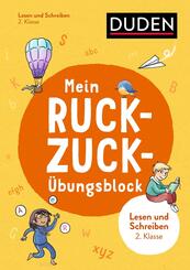 Mein Ruckzuck-&Uuml;bungsblock Lesen und schreiben 2. Klasse