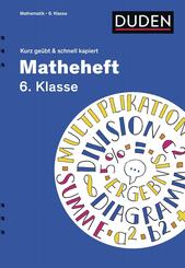 Matheheft 6. Klasse